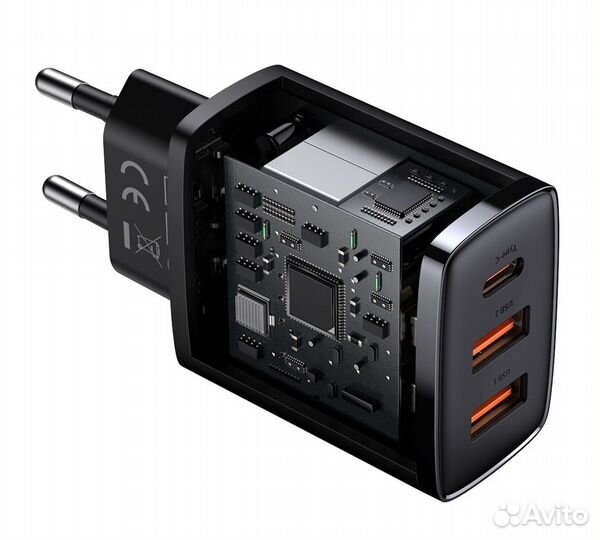 Зарядное устройство baseus Compact Quick Charger 2