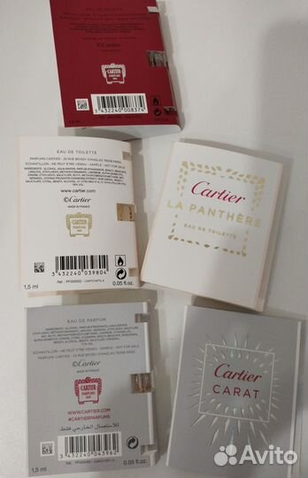 Cartier набор пробников оригинал