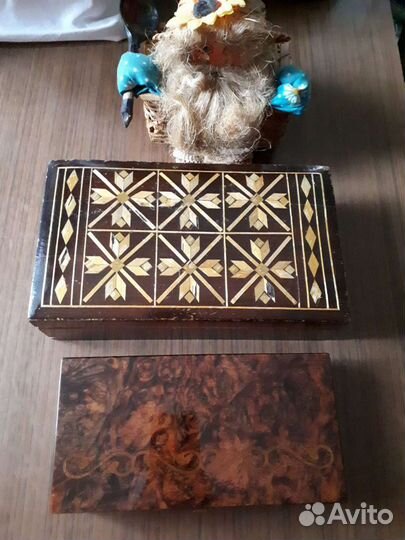 Шкатулка деревянная (лак), СССР