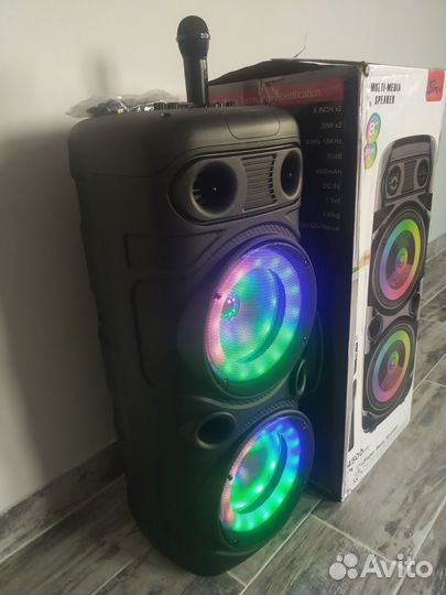 Музыкальный центр караоке беспроводная колонка