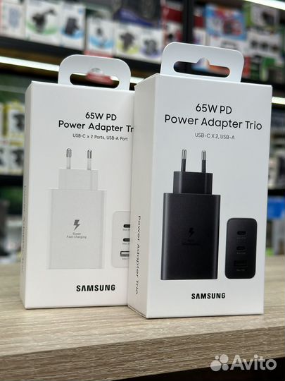 Зарядное устройство Samsung 65w power adapter trio