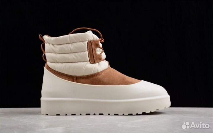 Угги Ugg Classic Mini Lace-Up Chestnut Whitecap