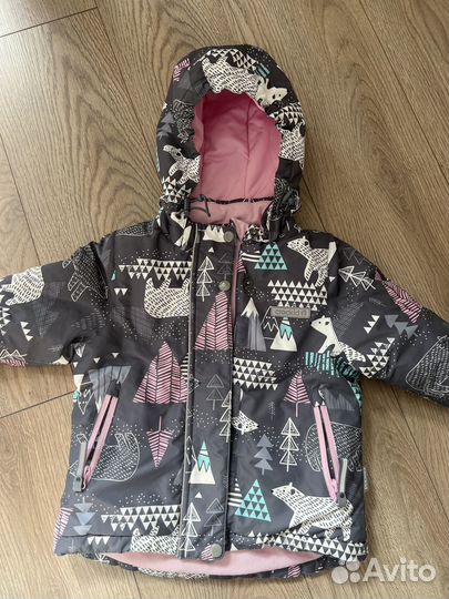Куртка Crockid зимняя 86-92 для девочек