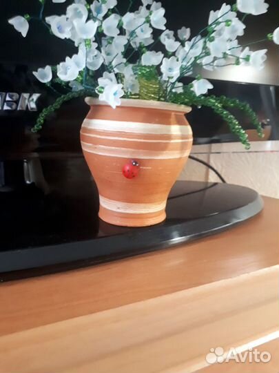 Букет нежных колокольчиков из бисера