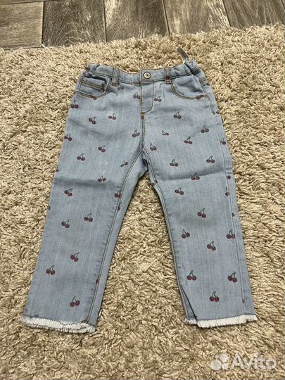 Джинсы zara на девочку 98