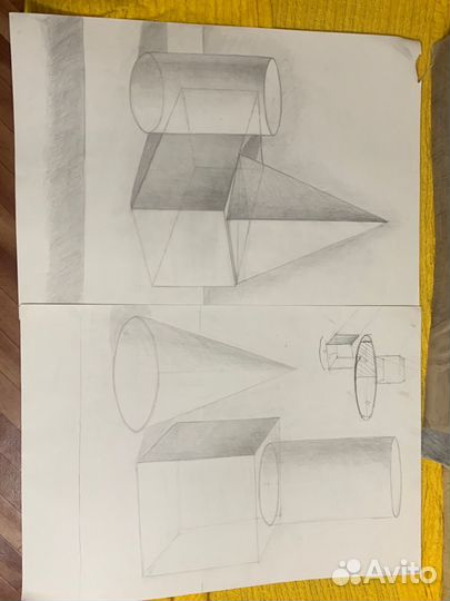 Академические натюрморты рисунок