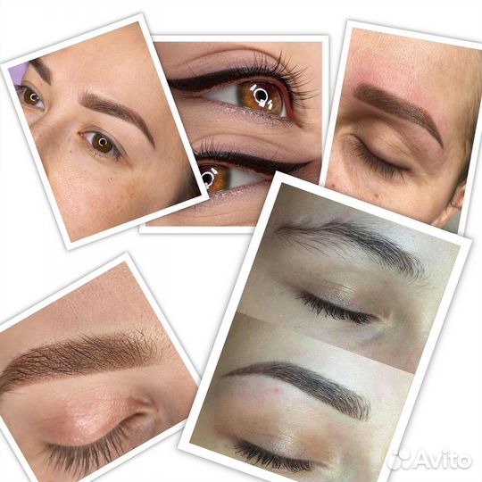 Перманентный макияж бровей губ и век