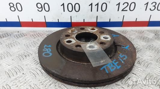 Диск тормозной передний volkswagen jetta 5 (TBE15K