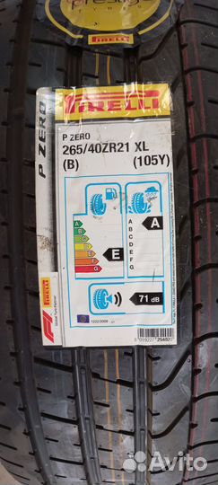 Pirelli P Zero 265/40 R21 105Y