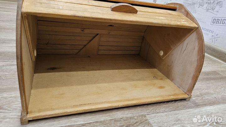 Деревянная Хлебница с узорами (СССР)