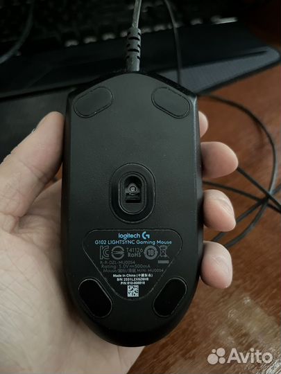 Игровая мышь logitech g102