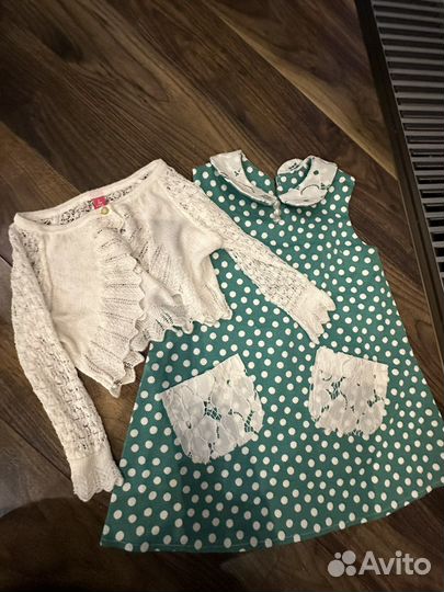 Вещи пакетом на девочку 116 122 128