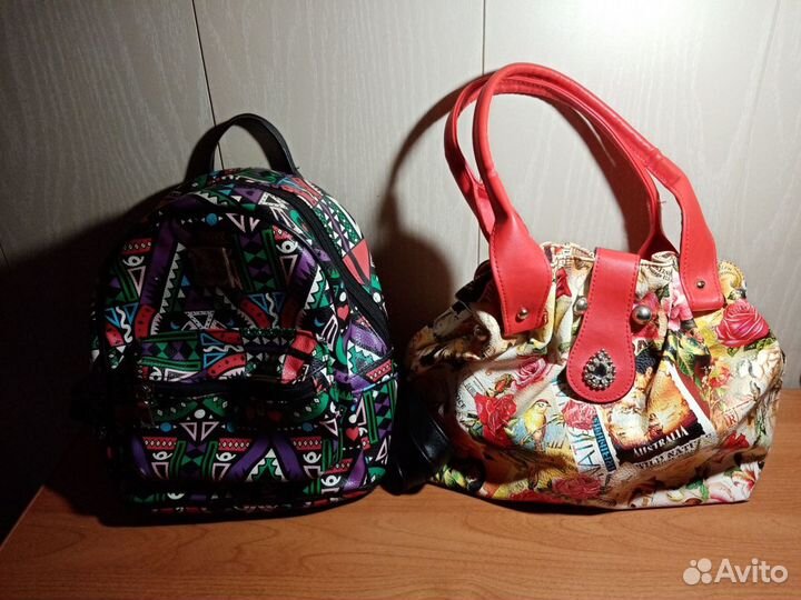 Женские сумка и рюкзак