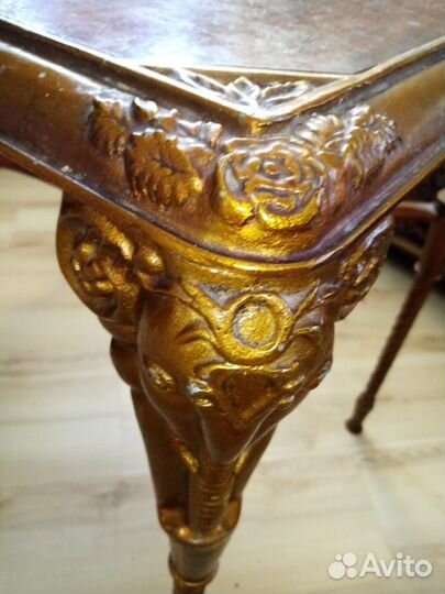 Журнальный столик бу СССР литье Слоны