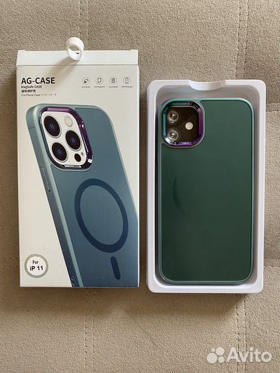 Чехлы зеркальные magsafe на айфон 11 AG case