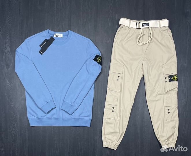 Костюм свитшот и джогеры Stone Island