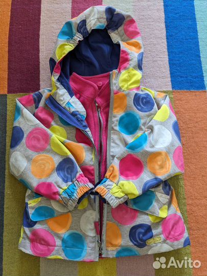 Ветровка 2-в-1 deux par deux 3 года