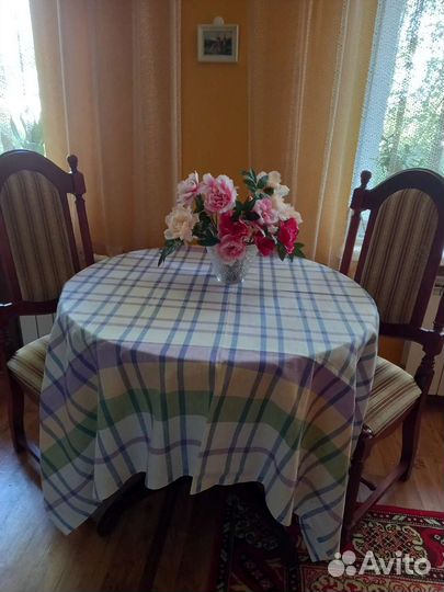 Простынь х/б и скатерть льняная