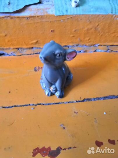 Статуетка мышка, фарфор