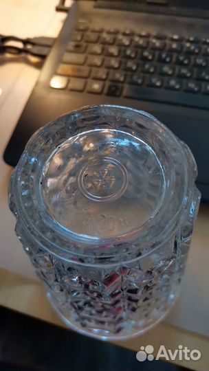 Ваза для цветов хрустальная Уршельский завод СССР