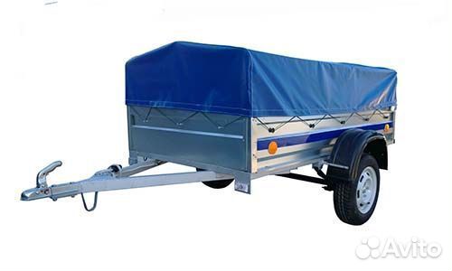 Прицеп к легковому автомобилю 2*1,3 с тентом 80