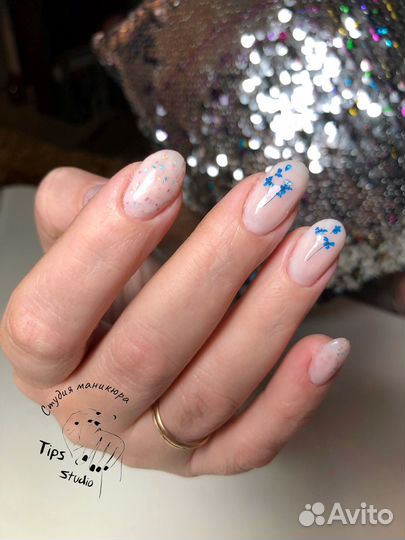 Маникюр,покрытие гель лак, укрепление