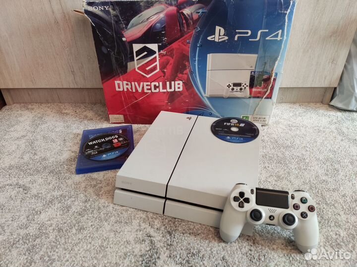 PS4 500Gb+диски