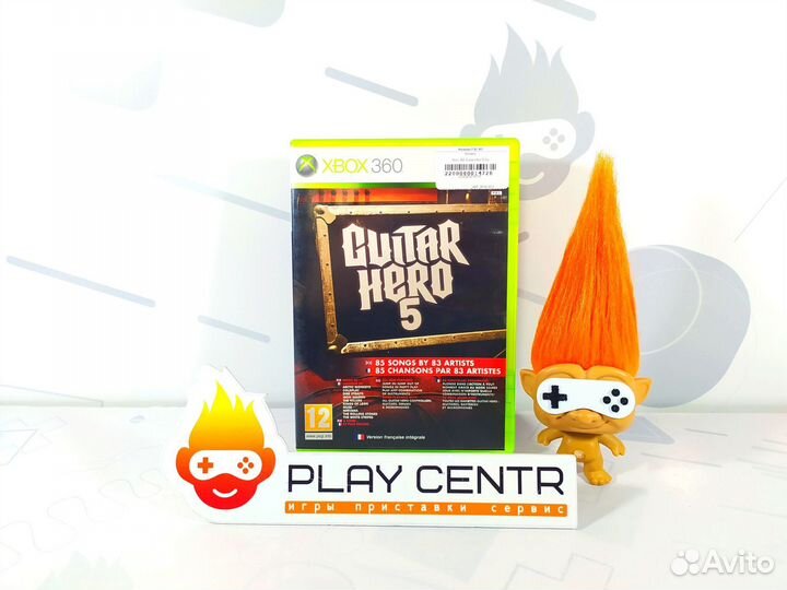 Диск для Xbox 360 Guitar Hero 5 б/у с гарантией