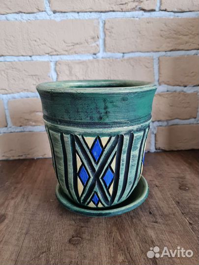 Керамический горшок
