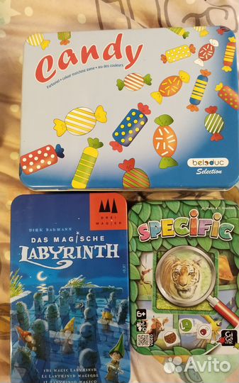 Настольные игры Beleduc, Djeco, Drei magier и др