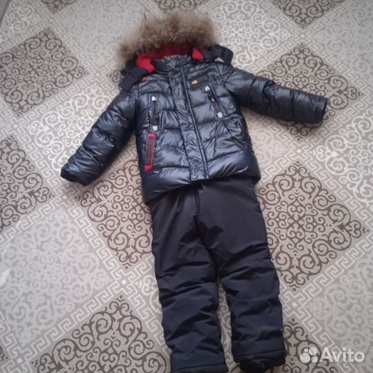 Зимний костюм на мальчика рост 116