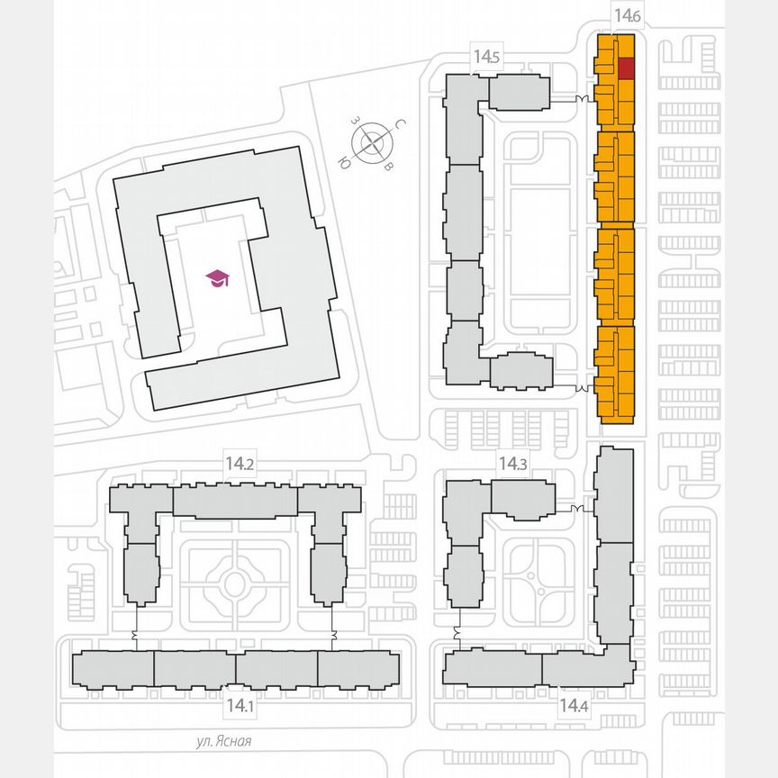2-к. квартира, 54,6 м², 1/8 эт.
