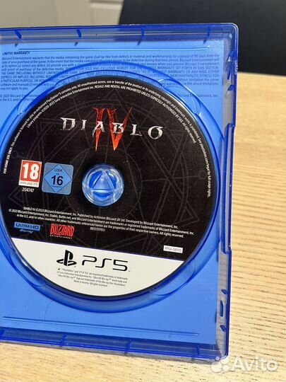 Diablo 4 ps5 диск