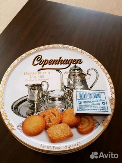 Жестяная банка для печенья