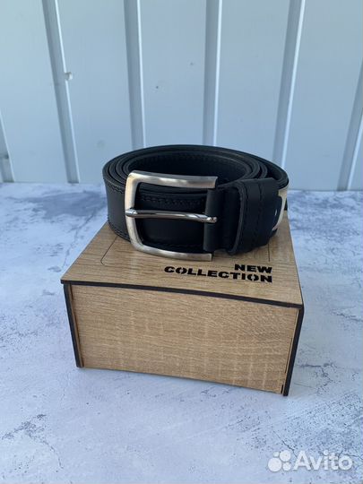 Ремень мужской кожаный