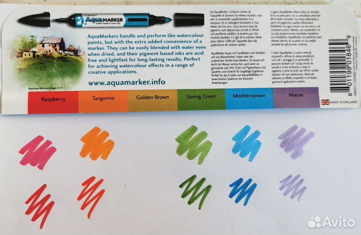 Маркеры Letraset, Англия