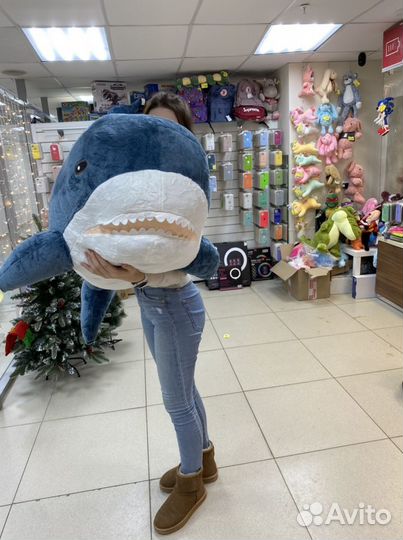 Мягкая игрушка акула / авокадо / крокодил / стич