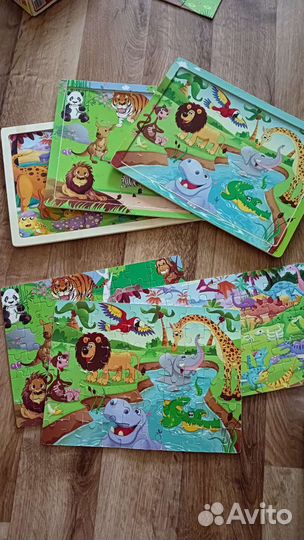 Деревянные пазлы