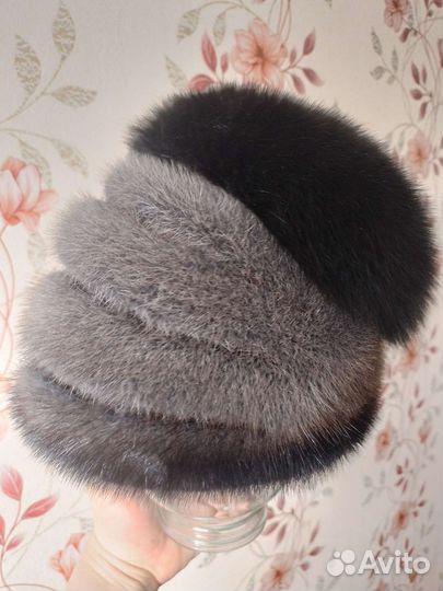 Шапка зимняя норковая