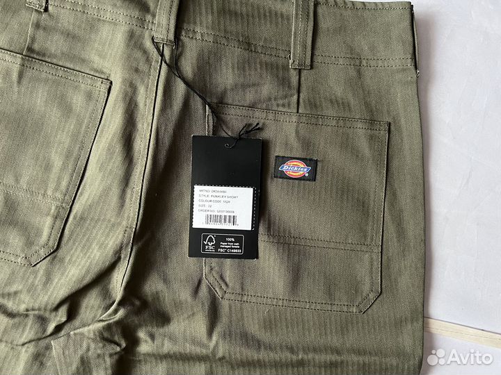 Шорты Dickies Funlkey Double Knee Green Оригинал