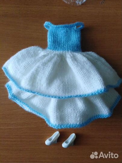 Вязанная одежда для барби