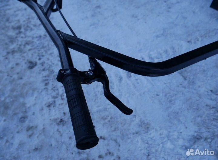 Мотобуксировщик Мужик М500 Лонг 17лс (длинная гус)