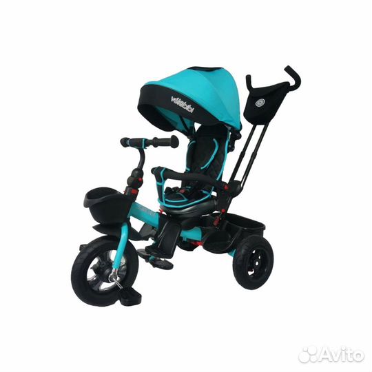Детский трехколесный велосипед с надувными колесам