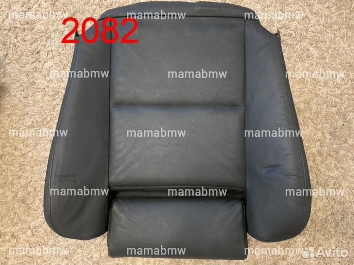 Обивка сиденья кожа черная спорт нижняя BMW E60