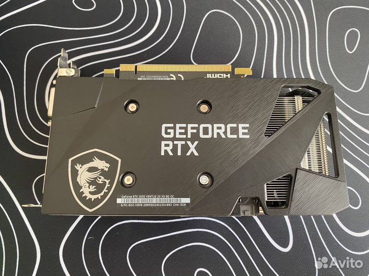Видеокарта msi rtx3050 8gb
