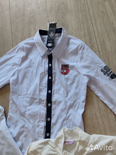 Блуза для девочки школьная 152, новые