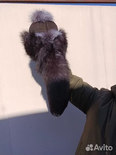 Шапка чернобурка