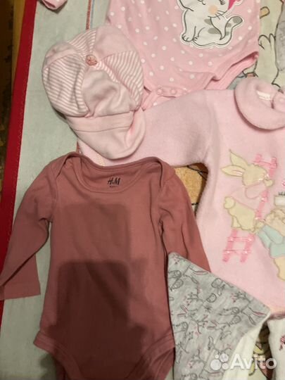 Пакет вещей для девочки, 3-6 мес, 6-9 мес