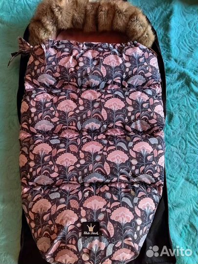 Зимний конверт в коляску
