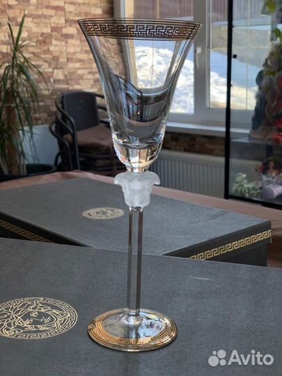 Бокалы versace для вина
